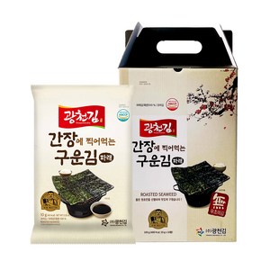 광천김 간장에 찍어먹는 구운 파래김, 100g, 1개 골드박스 특가