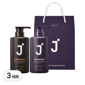 제이숲 실크 케라틴 샴푸 + 트리트먼트 선물세트, 3세트