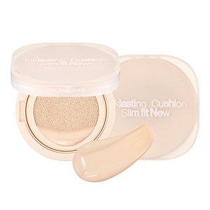 더페이스샵 잉크래스팅 슬림핏 뉴 쿠션 12g, V201 애프리콧 베이지, 1개