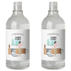 샤인메이커스 안심헹굼 식기세척기 린스, 1L, 2개
