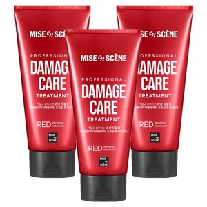 미쟝센 데미지 케어 로즈프로틴 트리트먼트, 330ml, 3개