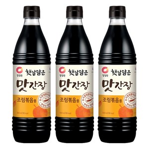 청정원 햇살담은 맛간장 조림볶음용, 840ml, 3개