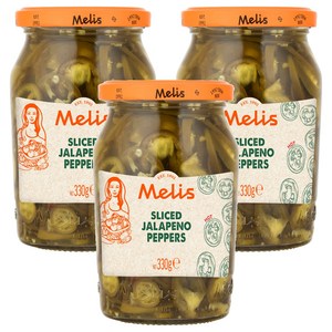 Melis 할라페뇨 페퍼, 330g, 3개
