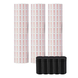 스카이트립 라벨기 8열 가격 리필용지 3롤 + 잉크 5p 세트, 1개