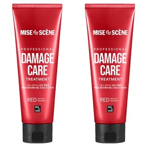 미쟝센 데미지 케어 로즈프로틴 트리트먼트, 180ml, 2개
