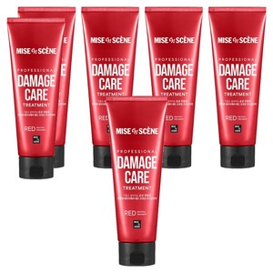 미쟝센 데미지케어 로즈프로틴 트리트먼트, 180ml, 6개