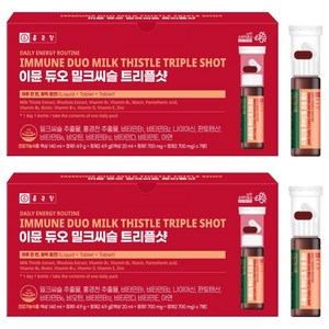 종근당 이뮨 듀오 밀크씨슬 트리플샷, 7회분, 2개