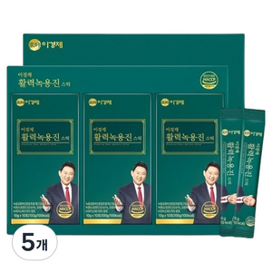 래오이경제 활력녹용진 스틱 30p, 300g, 5개
