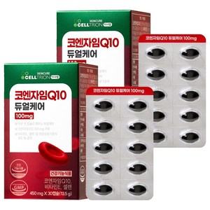 이너랩 코엔자임Q10 듀얼케어 100mg 13.5g, 30정, 2개