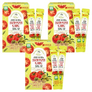 네이처드림 리얼 유기농 올리브오일 토마토 올토샷 14p, 280ml, 3개