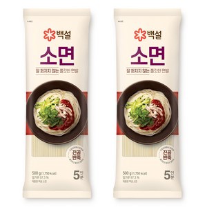 백설 소면, 500g, 2개