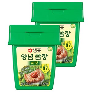샘표 저당 양념쌈장, 250g, 2개