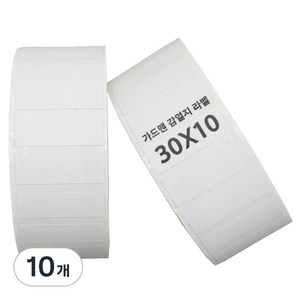 가드맨 감열지 롤라벨 3000p, 10개