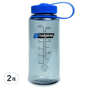 날진 서스테인 와이드 마우스 보틀, 그레이, 500ml, 2개