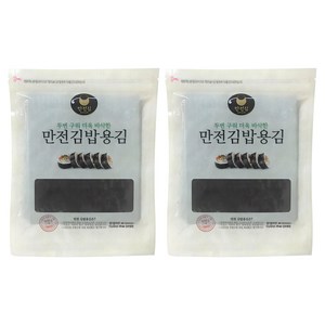 만전김 두번구운 김밥용 김, 115g, 2개