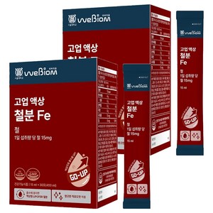서울대위바이옴 고업 액상 철분 Fe 30p, 450ml, 2개