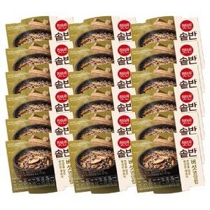 햇반 솥반 버섯영양밥, 200g, 18개