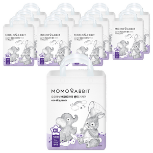 모모래빗 에코드라이 팬티기저귀, 점보형(2XL), 216매