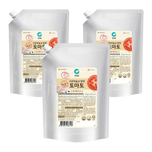 청정원 토마토 스파게티소스, 2kg, 3개