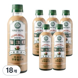 호우섬 홍콩 밀크티, 350ml, 18개