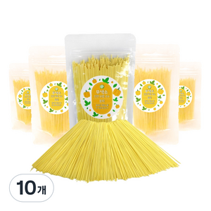무색소 천연 호박 무염국수, 10개, 50g