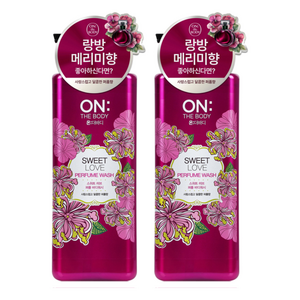 온더바디 스위트 러브 퍼퓸 바디워시 과일향, 900g, 2개