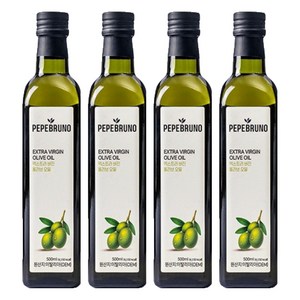 페페브루노 엑스트라버진 올리브오일, 500ml, 4개