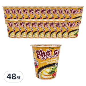 킹포 베트남 쌀국수 닭고기향, 50g, 48개