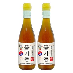 복이네먹거리 통들깨로 만든 진한맛 국산 들기름, 300ml, 2개
