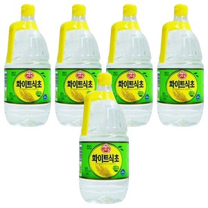 오뚜기 화이트 식초, 1.8L, 5개