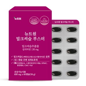 뉴트원 밀크씨슬 부스터 36g, 60정, 1개