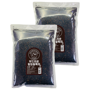 싱싱잡곡 부드러운 칼집 찰흑미, 800g, 2개