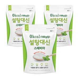 설탕대신 스테비아, 400g, 3개