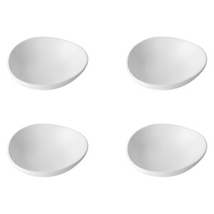 에라토 조약돌 찬기 9cm, 화이트, 4개