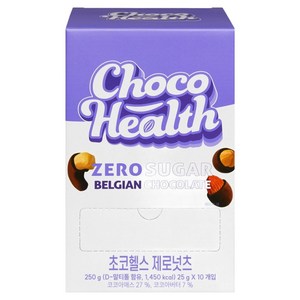 초코헬스 제로넛츠 무설탕 견과류 초코볼 10p, 250g, 1개