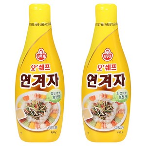 오뚜기 오쉐프 연겨자, 480g, 2개