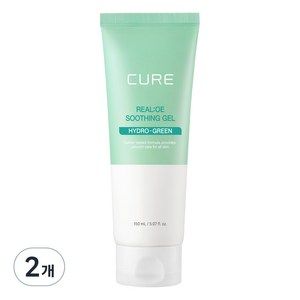 김정문알로에 라센스 로에 큐어 리알로에 수딩젤, 150ml, 2개 골드박스 특가
