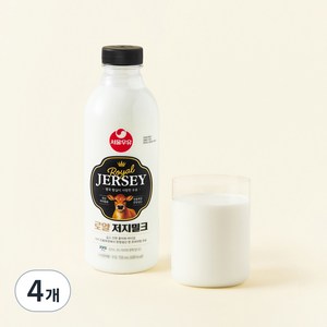 서울우유 로얄 저지밀크, 750ml, 4개
