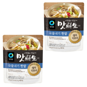 맛선생 멸치 디포리 국물내기 한알 40개입, 160g, 2개
