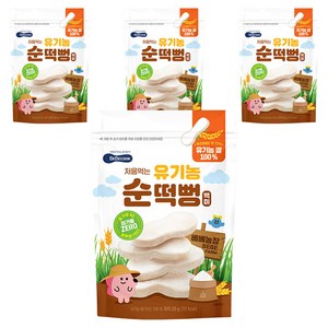 베베쿡 처음먹는 유기농 순떡뻥, 20g, 4개