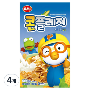씨알로 뽀로로 콘플레져 시리얼, 560g, 4개