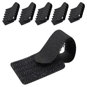 아이메이트 3M 케이블 정리 벨크로 테이프 25p, 2세트, 블랙