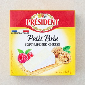 프레지덩 브리 쁘띠 치즈, 125g, 1개입, 1개