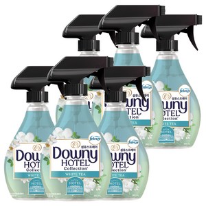 다우니 호텔 컬렉션 섬유스프레이 화이트티 향 본품, 6개, 360ml