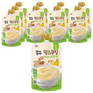 맘스쿠킹 이유식 6개월부터, 100g, 10개, 바나나사과배