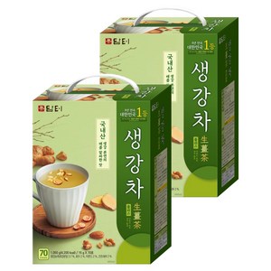 담터 생강차 플러스, 15g, 70개입, 2개