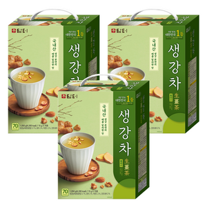 담터 생강차 플러스, 15g, 70개입, 3개