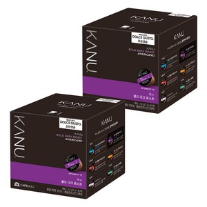 카누 볼드 다크로스트 돌체구스토 호환 캡슐커피, 7g, 16개입, 2개