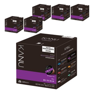 카누 볼드 다크로스트 돌체구스토 호환 캡슐커피, 7g, 16개입, 6개