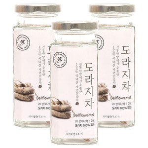 우리꽃연구소 도라지차 삼각티백, 1g, 20개입, 3개